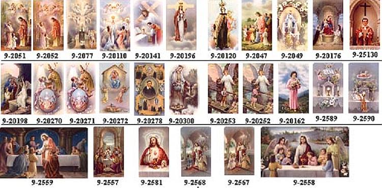 Eucharist Holy Card Assorted x 10