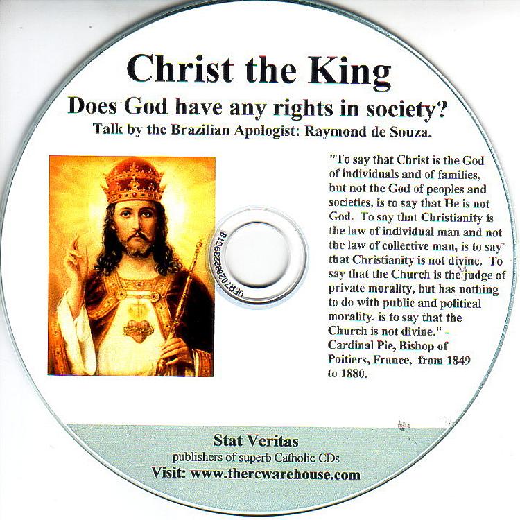 Christ the King: Does God Have any Rights in Society? - Audio CD
