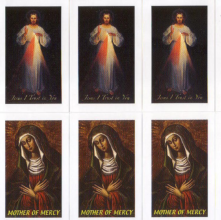 Divine Mercy Vilnius Stickers