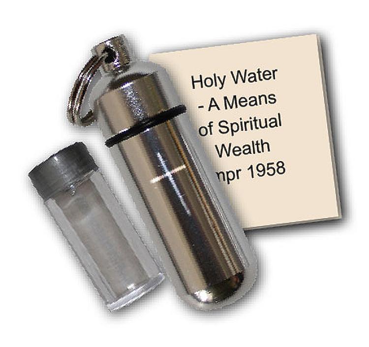 Holy Water Bottle Key chain