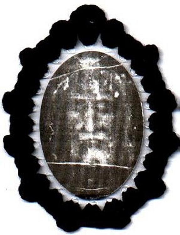 Holy Face Carmelite Relic Badge