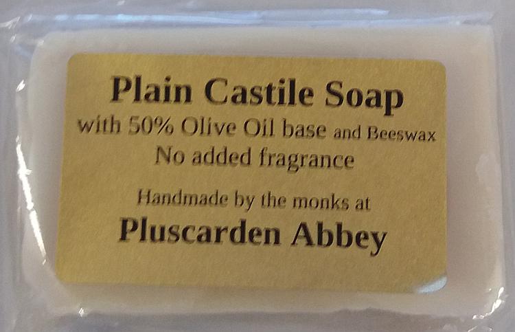 Plain Castile Abbey Soap - 100g bar