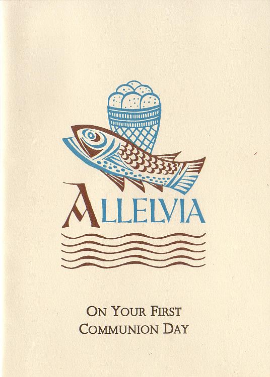 Alleluia Communion Card