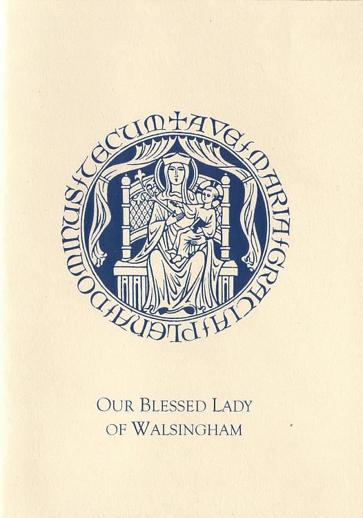 Card, Our Blessed Lady of Walsingham