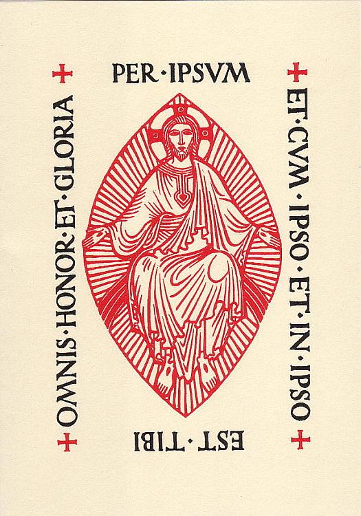 Ordination  Card - Per Ipsum/Christ