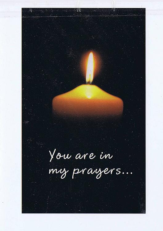 You are in my Prayers Card