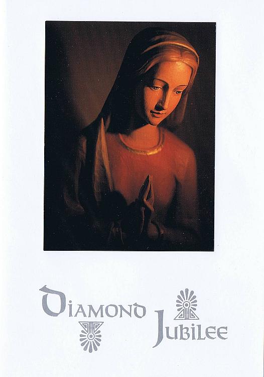 Diamond Jubilee Card - Our Lady