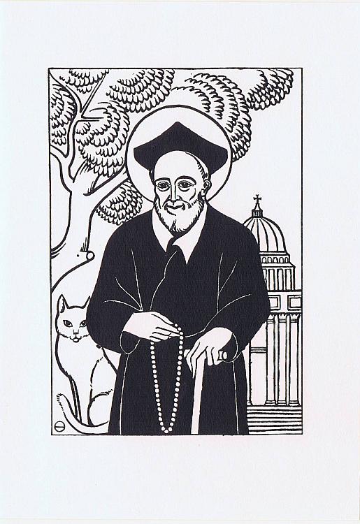 Card, Saint Philip Neri