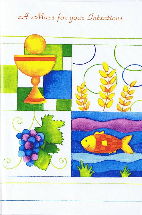 A Mass for your Intentions Card - Symbolic