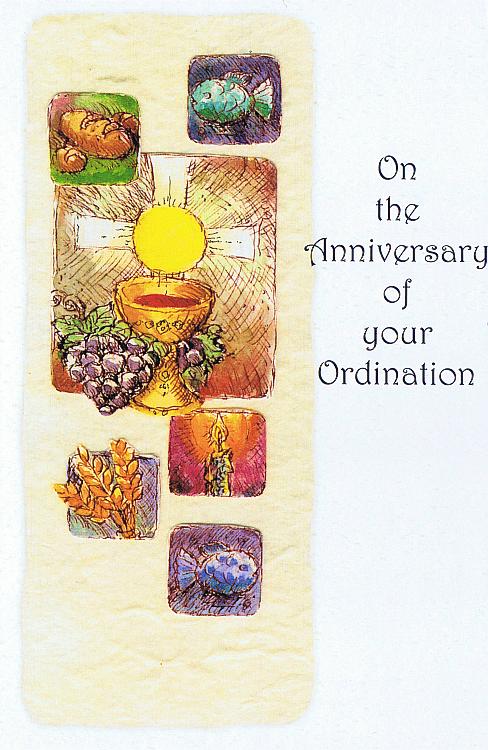 On the Anniversary of your Ordination Card - Chalice