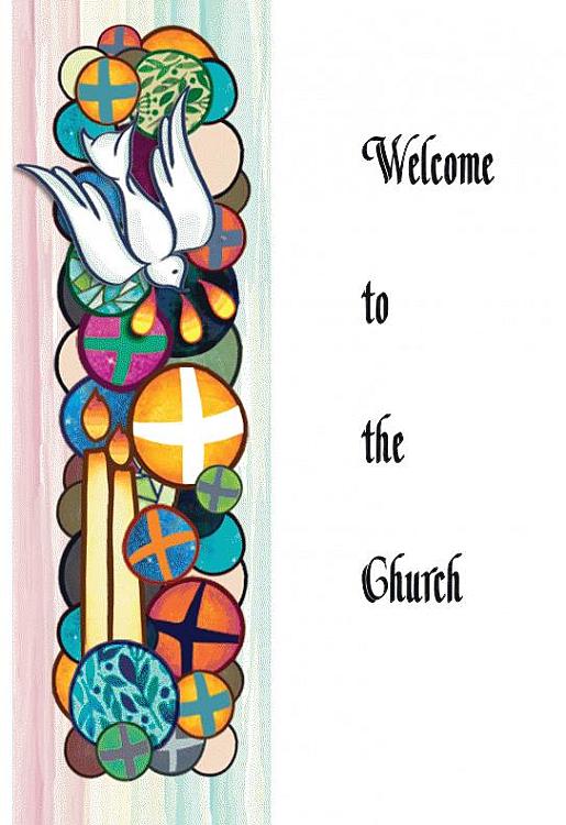 Welcome to the Church Card - Dove