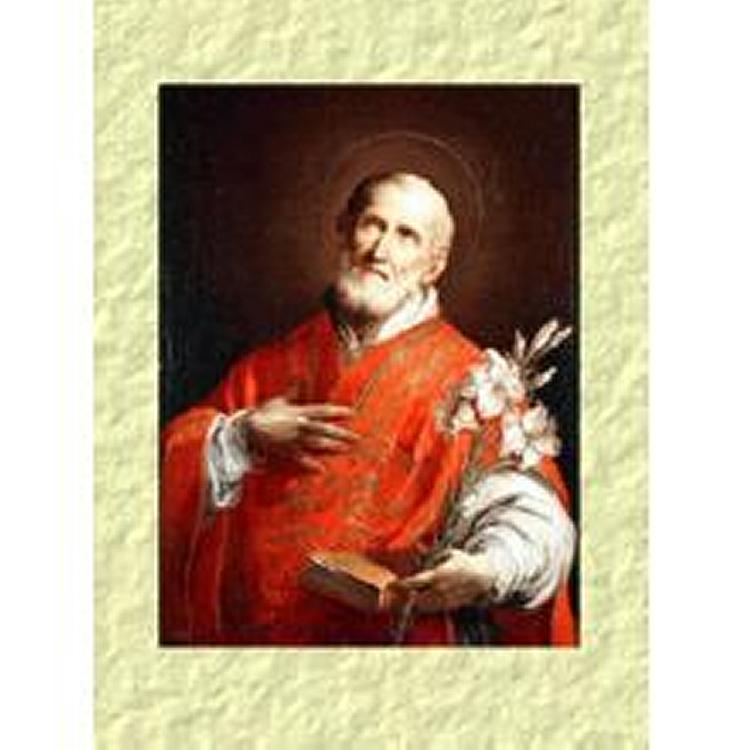 Card, Saint Philip Neri - colour