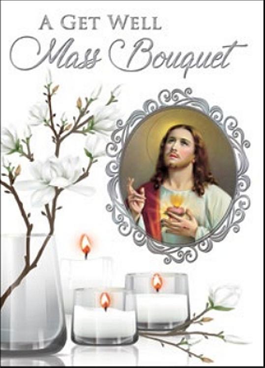 Get Mass Bouquet Card - Sacred Heart