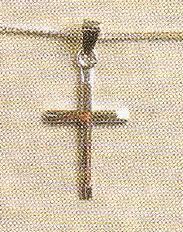 Cross pendant - sterling silver