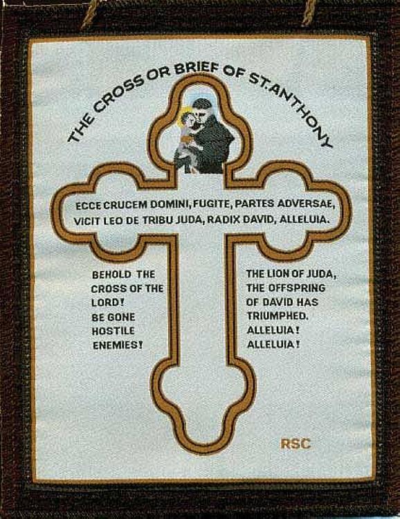 Cross or Brief of St Anthony