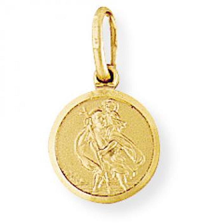 St Christopher Gold Watch Medal