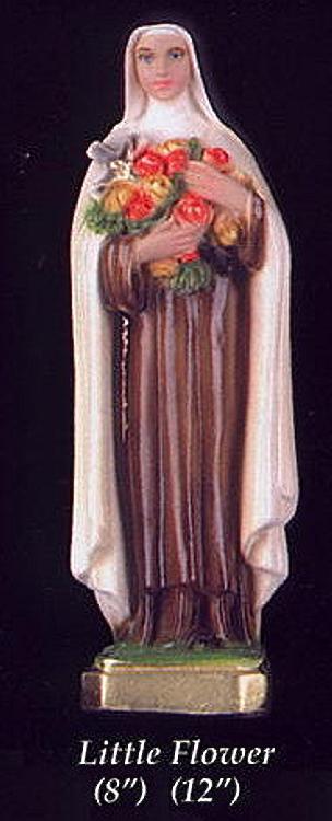 St Therese Statue, 12 inch plaster