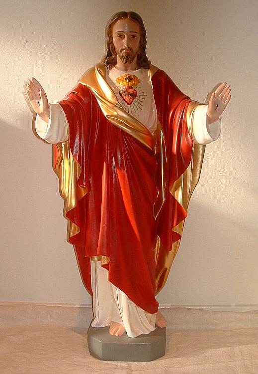 Sacred Heart Statue, 36 inch fibreglass