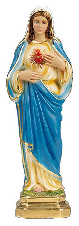 Immaculate Heart Statue, 12 inch plaster