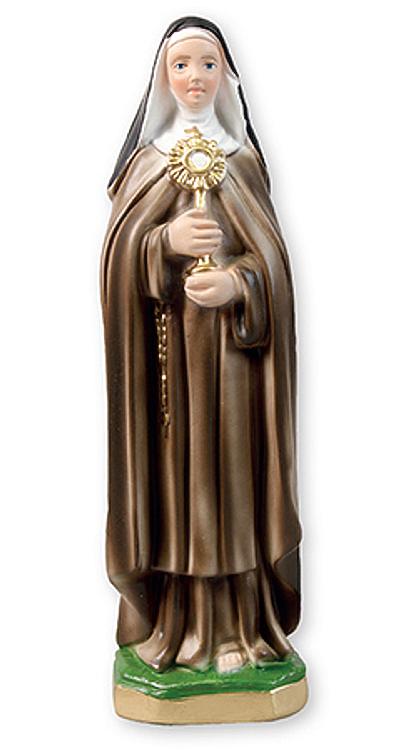St Clare Statue, 8 inch plaster