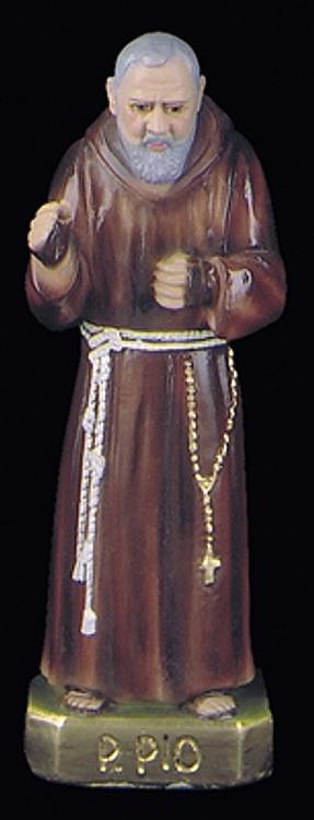 St Pio Statue, 8 inch plaster