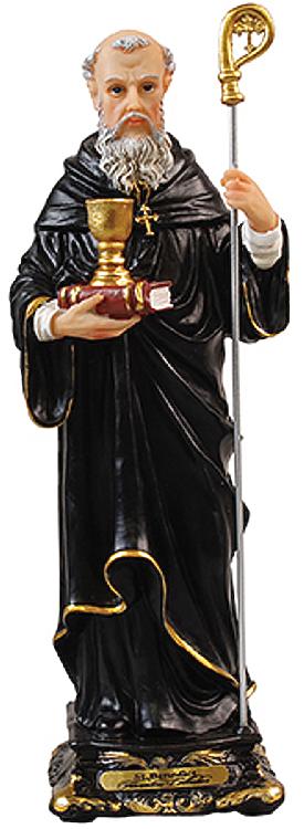 Saint Benedict Statue, 5 inch resin