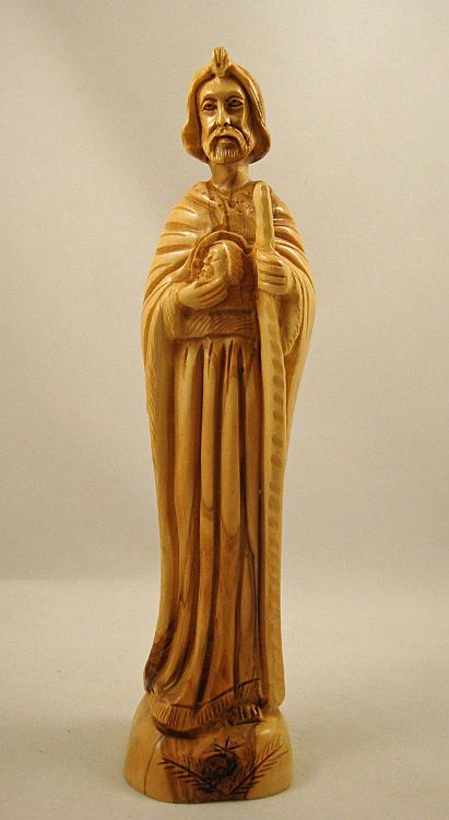 Saint Jude statue - olivewood
