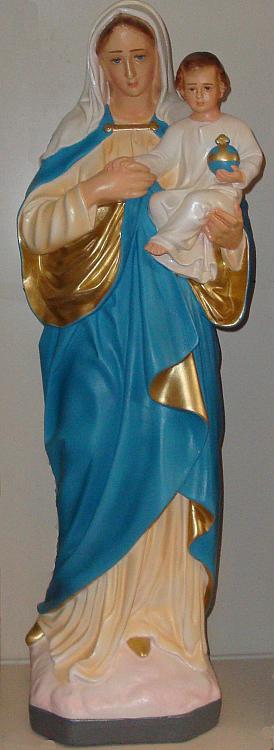 Our Lady and Child Statue, 24 inch plaster