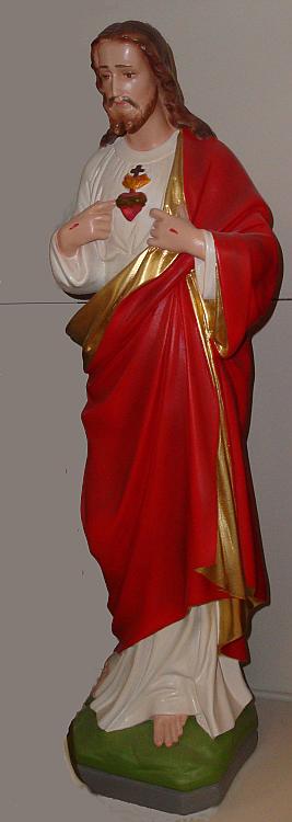 Sacred Heart of Jesus Statue, 24 inch fibreglass