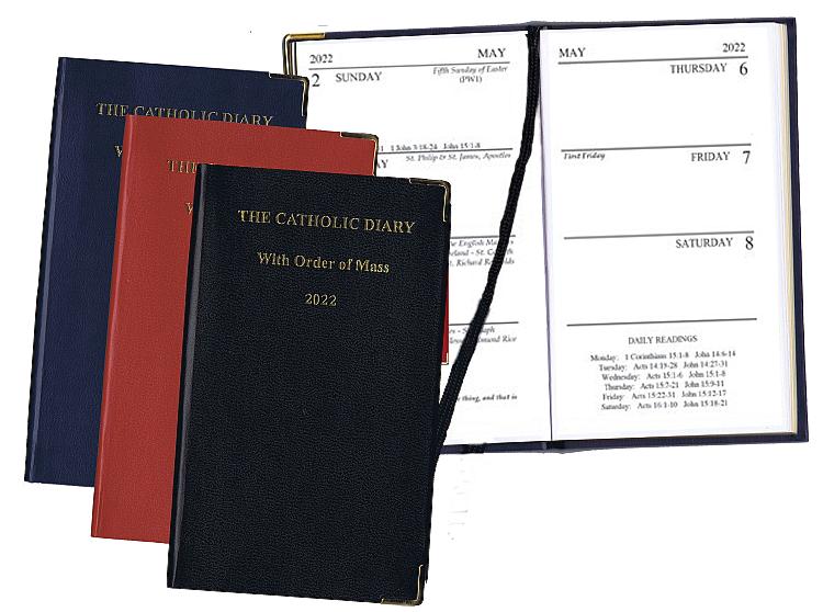 2022 Catholic Diary - Leatherette