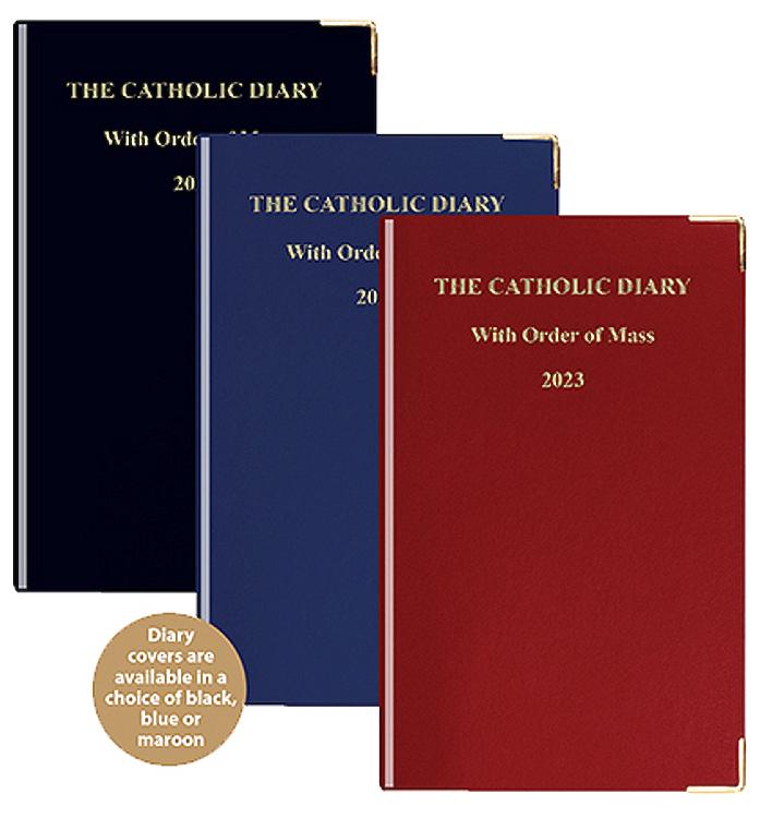 2023 Catholic Diary Leatherette