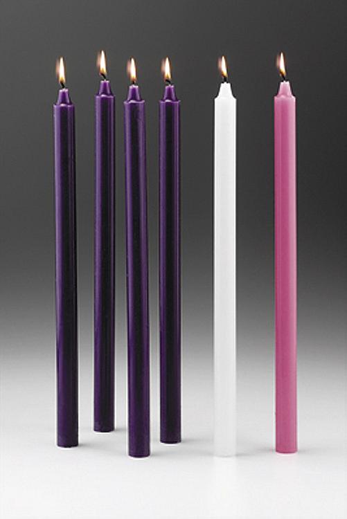 Advent Candles - 10 inch