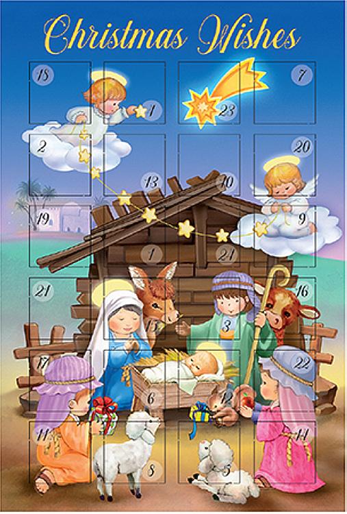 Advent Calendar Card - Shepherds
