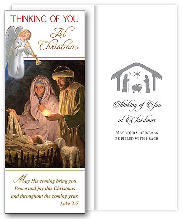 Christmas Card - Thinking of You at Christmas