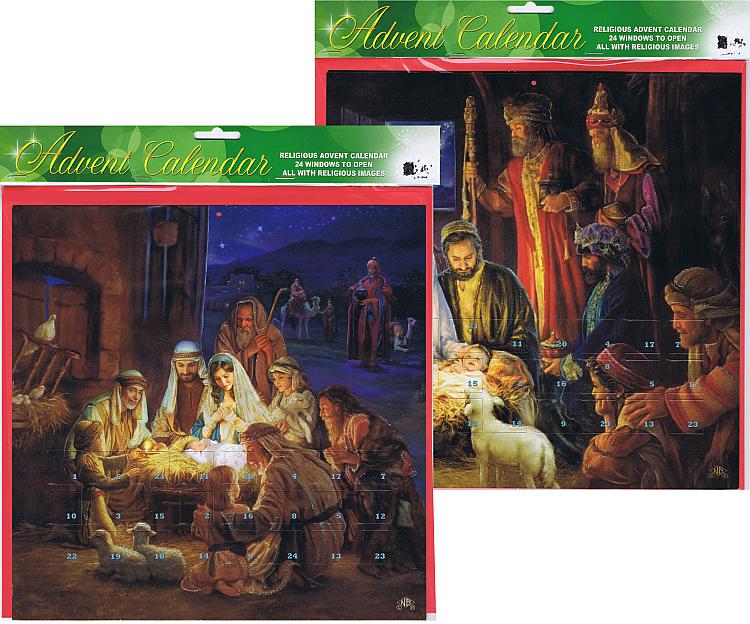 Advent Calendar - Shepherds/Kings (Set of Two)