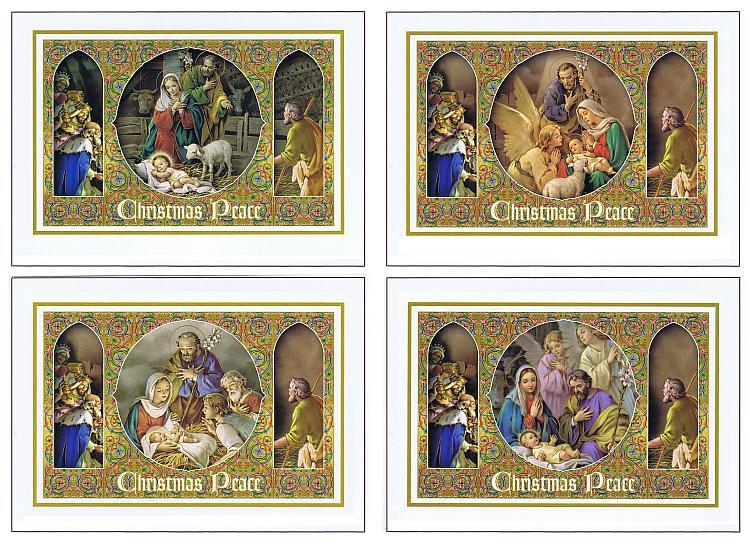 Boxed Christmas Cards Blessings (Pack of 18)