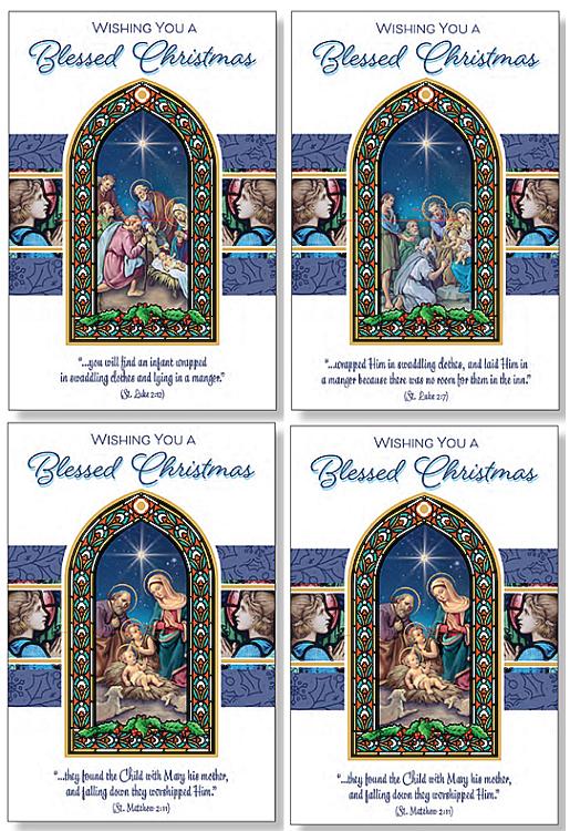 Boxed Christmas Cards - Blessed Christmas (Pack of 18)