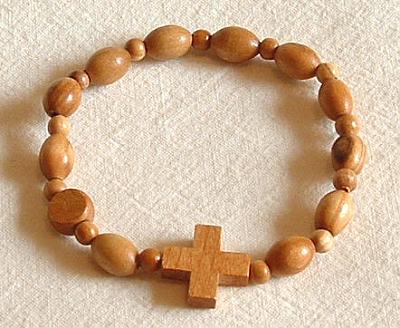 Rosary Bracelet - Olivewood