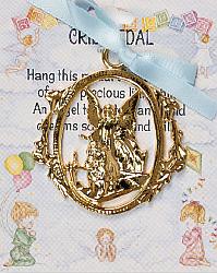 Angel Crib Medal - Boy
