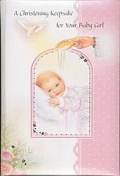 Christening Padded Keepsake - Girl