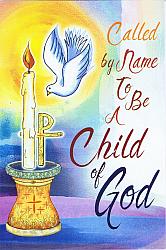 Called by Name Baby Baptism Card