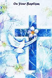On Your Baptism - Dove/Cross Card