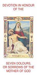 Devotion in Honour of the seven Dolours or Sorrows of the Mother of God x10