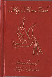 Confirmation Mass and Prayer Book - Red