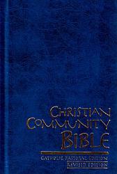 Christian Community Bible - Compact - blue