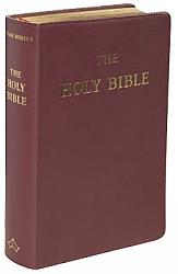 The Holy Bible - Douay Rheims - Flexible Leather - Burgundy