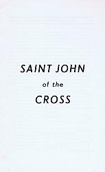 Saint John of the Cross - booklet