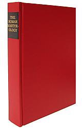 Roman Martyrology - Red hardbound