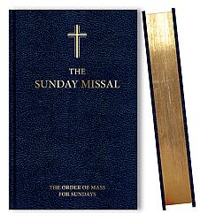 Sunday Missal - leatherette - blue