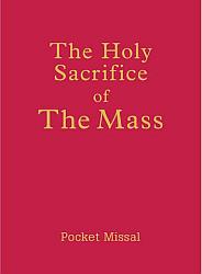 Holy Sacrifice of the Mass - Pocket 1962 Sunday Missal